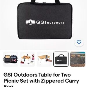 GSI Outdoors Table For Two Picnic Set